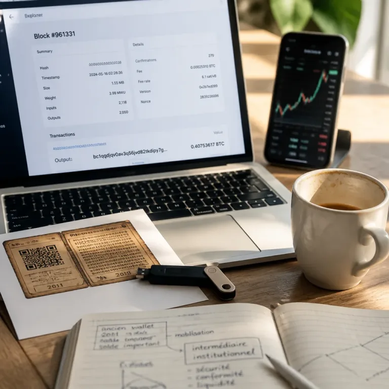 50 BTC dormants depuis 2011 transférés vers une adresse liée à FalconX