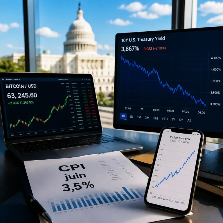 L'inflation américaine ralentit plus que prévu — Bitcoin rebondit au-dessus de 63 000 $