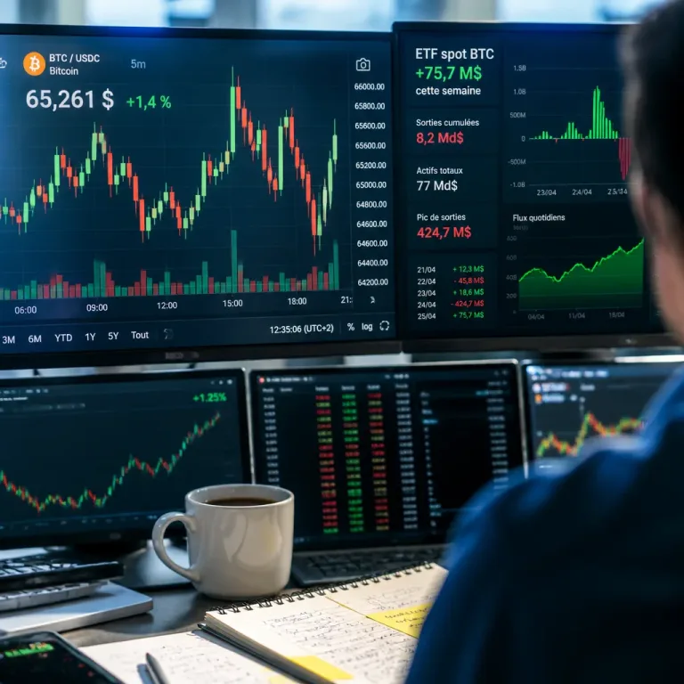 Bitcoin repasse 65 000 $ alors que les ETF au comptant recomposent partiellement leurs flux