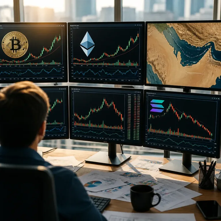 Bitcoin quasi inchangé malgré les frappes américaines en Iran et la fermeture annoncée du détroit d'Hormuz