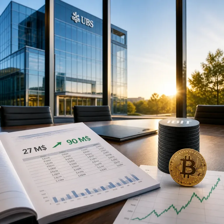 UBS déclare une position triplée dans l'ETF Bitcoin de BlackRock, mais l'argent n'est pas celui de la banque
