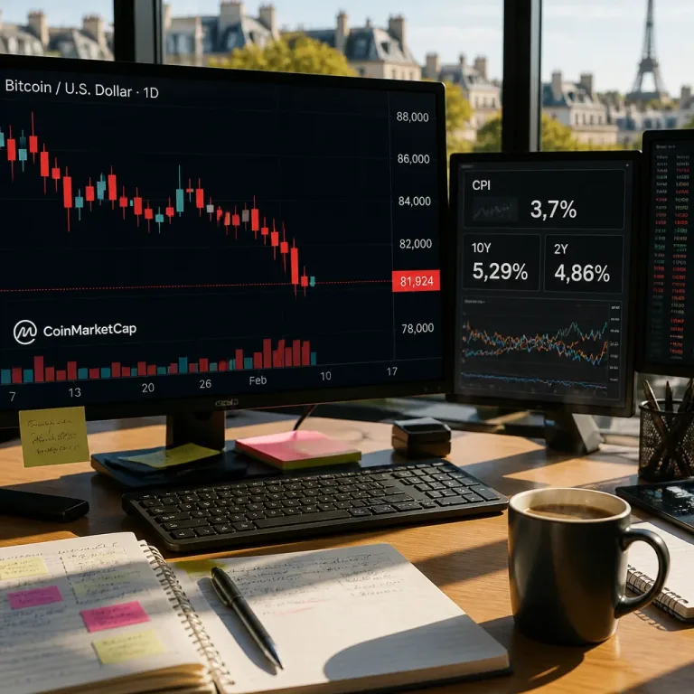 Le bitcoin recule sous 82 000$ après une inflation américaine plus élevée que prévu