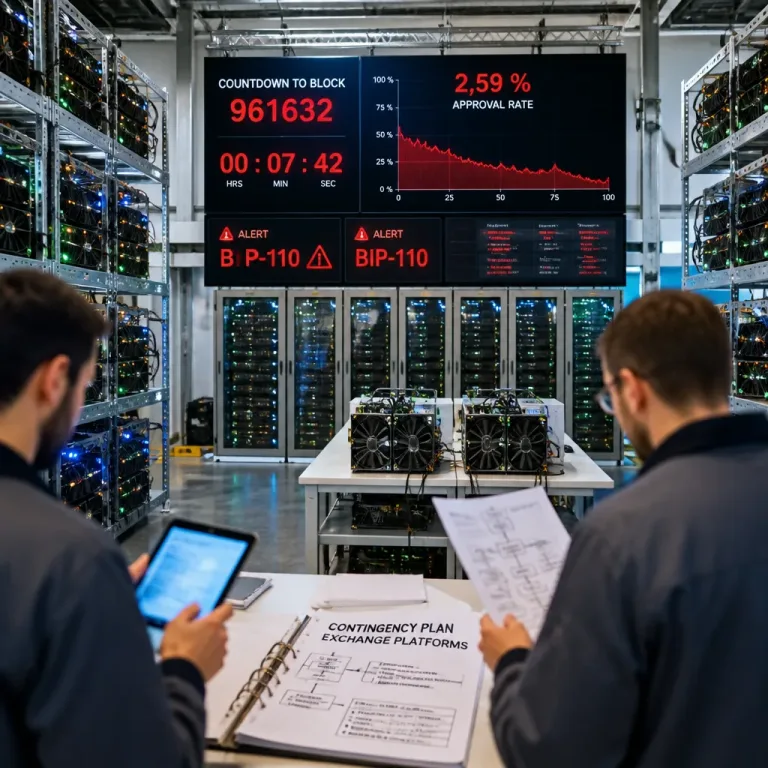 Bitcoin à la veille du bloc 961632 : la proposition BIP-110 fait peser un risque de scission