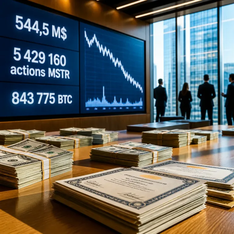 Strategy lève 544,5 M$ et réserve ses achats de Bitcoin, la stratégie change de tonalité