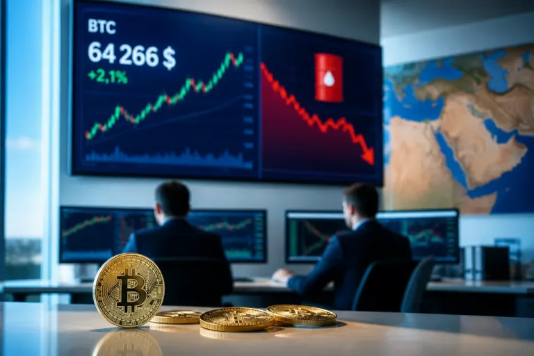 Le Bitcoin franchit 64 000 USD, le marché réagit aux signes d’apaisement au Moyen-Orient