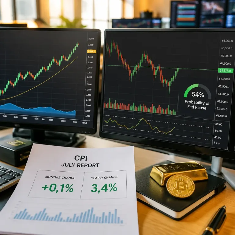 Légère détente de l’inflation américaine : pourquoi Bitcoin ne suit pas pleinement l’or