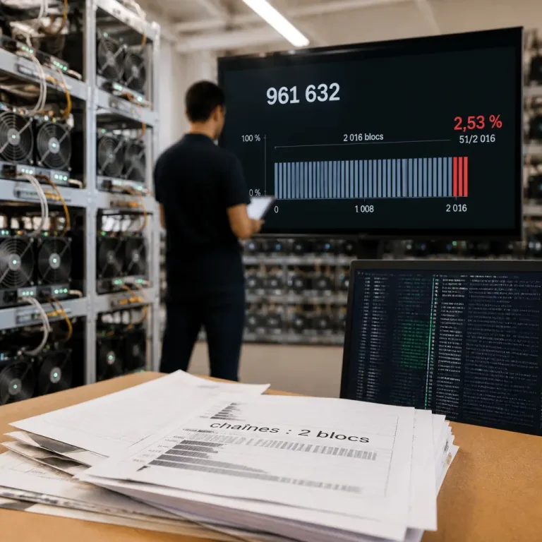 BIP-110 : la scission Bitcoin s’éteint après deux blocs, le hashpower n’a pas suivi