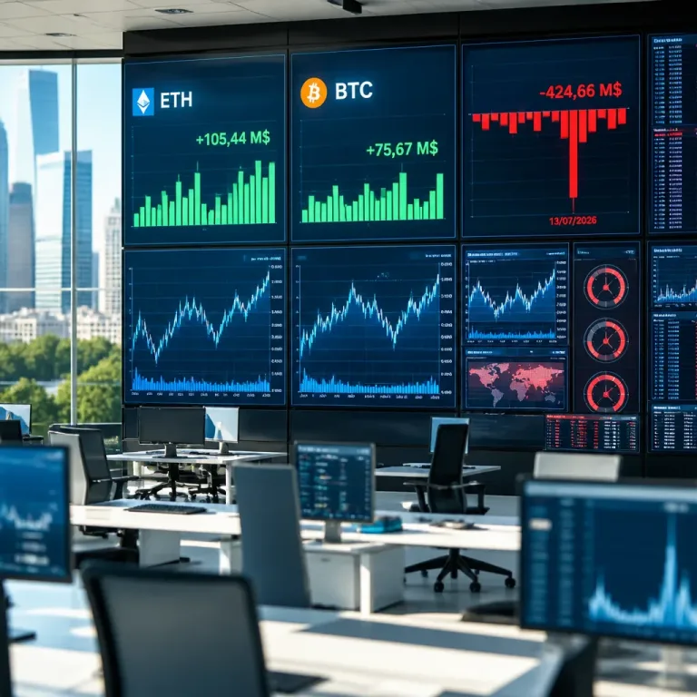 Les ETF Ethereum devancent le Bitcoin sur les flux: un retournement chiffré du marché