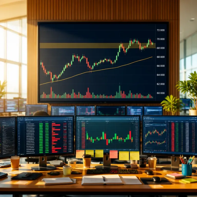 Bitcoin teste une résistance majeure : 68 000–70 000 $ et l'EMA 200 au cœur du dossier