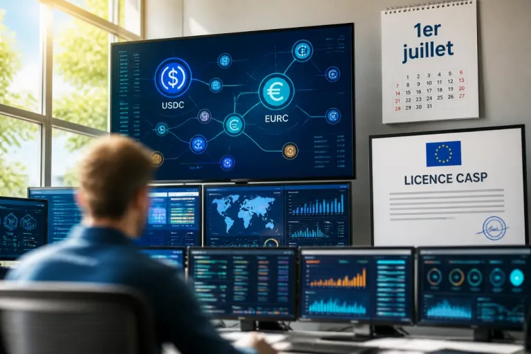 Entrée en vigueur de MiCA : les paiements crypto du gaming européens recalibrés dès le 1er juillet