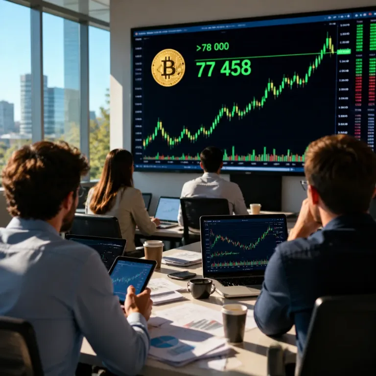 Bitcoin frôle les 78 000 $ : FOMO ou retournement imminent ?