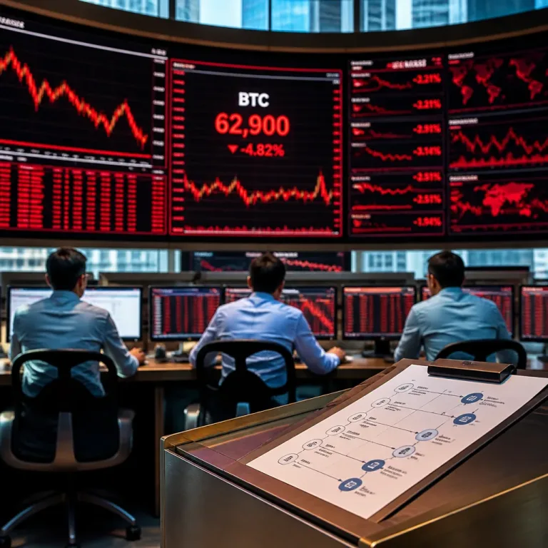 Bitcoin recule sous 63 000 $ après une large correction des valeurs technologiques