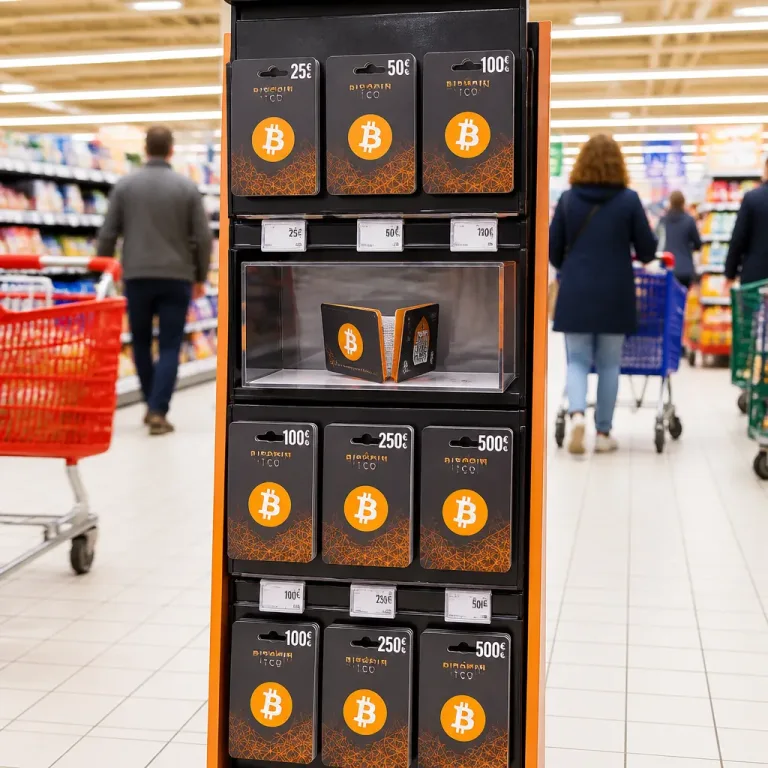 2 284 magasins Carrefour vendent désormais des cartes pour acheter du Bitcoin en France