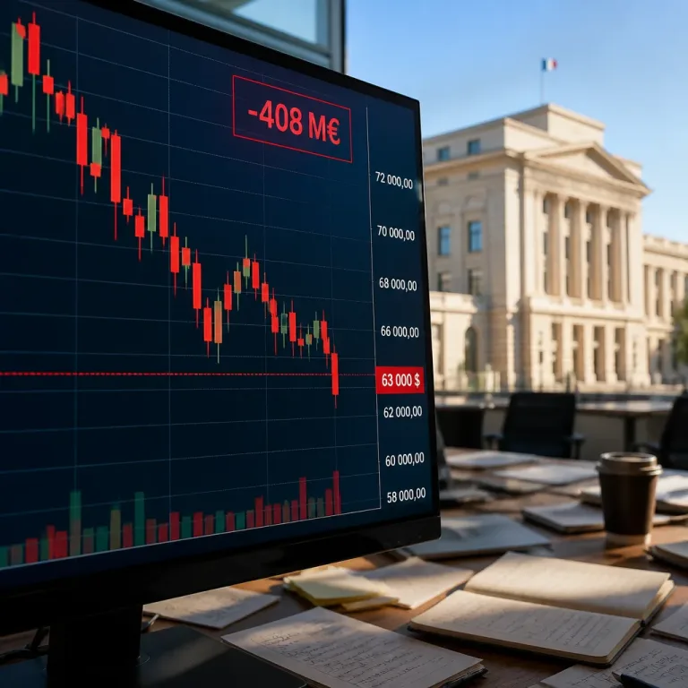 Le bitcoin replonge vers 63 000 $ alors que 408 M€ quittent les fonds et que la Fed prend la parole