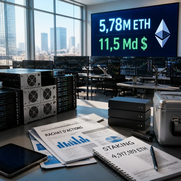 Bitmine annonce 5,78 millions d'ETH et 11,5 milliards $ d'actifs cryptos et liquidités