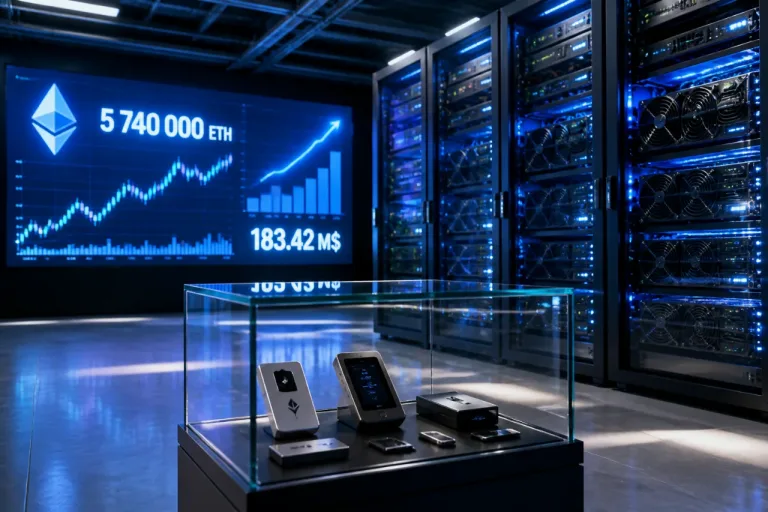 Bitmine porte sa position à 5,74 millions d'ETH et génère des centaines de millions en staking