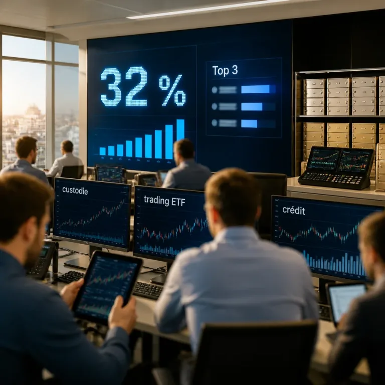 Le bitcoin franchit une nouvelle étape : 32 % d’adoption dans les grandes banques, selon un indice