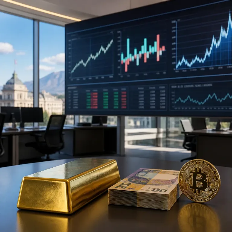Face à 40 000 milliards $ de dette américaine, investisseurs suisses misent sur franc, or et Bitcoin