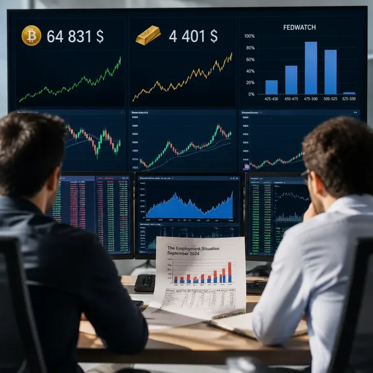 Le Bitcoin rebondit à 64 831 $ après des chiffres de l'emploi américains décevants