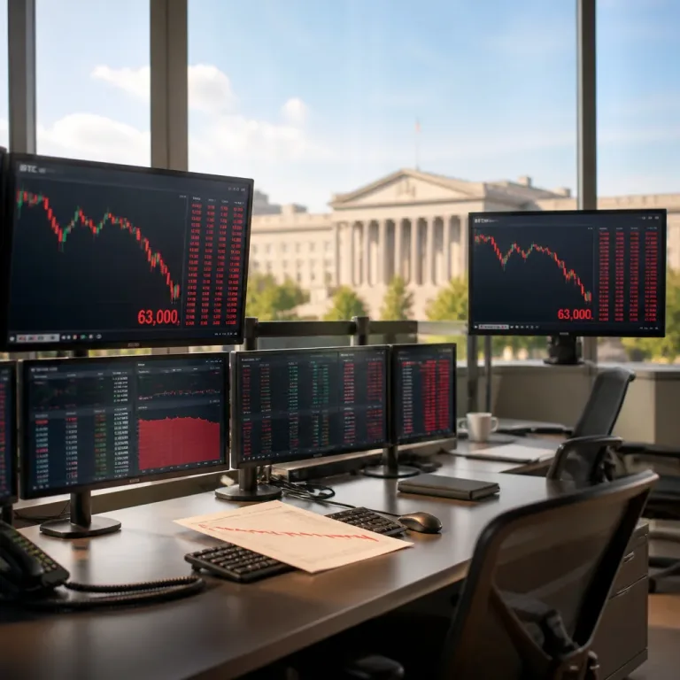 Le Bitcoin replonge vers 63 000 $ alors que des fonds retirent 465 M$ avant la décision de la Fed