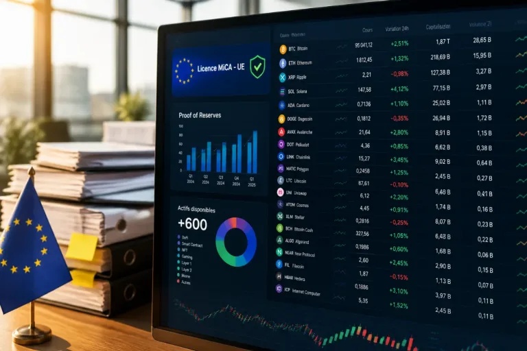 MiCA appliquée : Kraken invite les Européens à vérifier leurs plateformes en mettant en avant ses licences