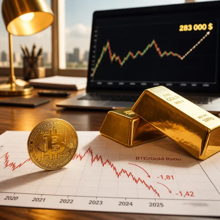 Bitcoin atteint un creux historique face à l’or, signalant une anomalie macro à surveiller