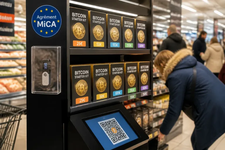 Cryptonow lance des cartes cadeaux crypto chez Carrefour et 2 283 autres points de vente en France