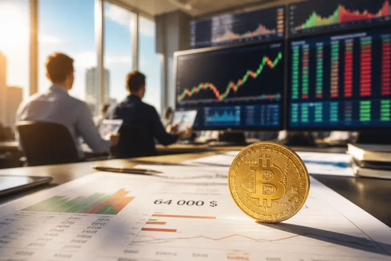 Le Bitcoin franchit 64 000 $ : les ETF au comptant et la demande institutionnelle alimentent le rebond