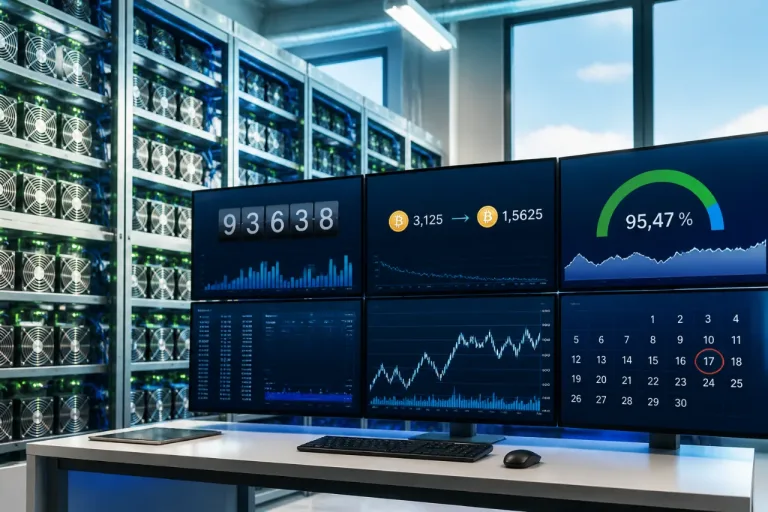 Compteur enclenché pour le 5e halving de Bitcoin en 2028, 95,47 % de l’offre déjà émise