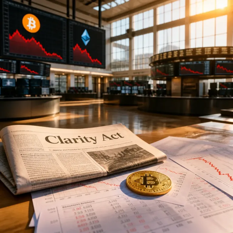 Le marché crypto recule : incertitudes législatives américaines et pertes massives pèsent sur les cours