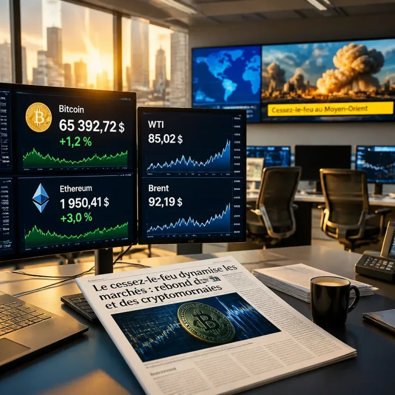 Bitcoin reprend la barre des 65 000 $ tandis que l'Ether surperforme et le pétrole plonge