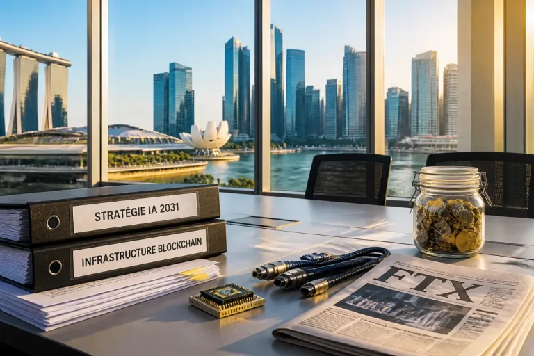 Temasek exclut les tokens et mise sur l’IA : prudence post‑FTX et stratégie d’allocation jusqu’en 2031