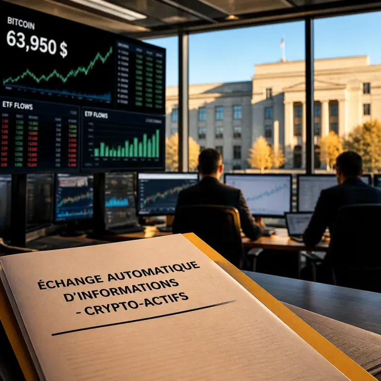 Le bitcoin progresse légèrement et la France valide l'échange automatique d'informations sur les crypto-actifs