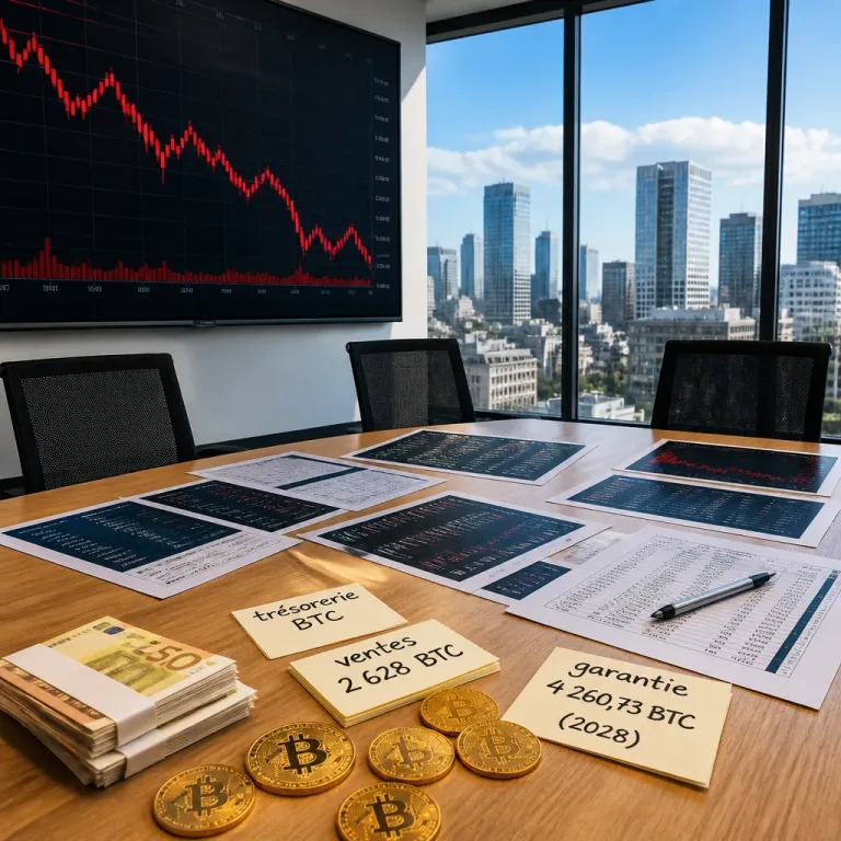 Trump Media a écoulé 2 628 BTC, aggravant une moins‑value massive sur sa trésorerie bitcoin