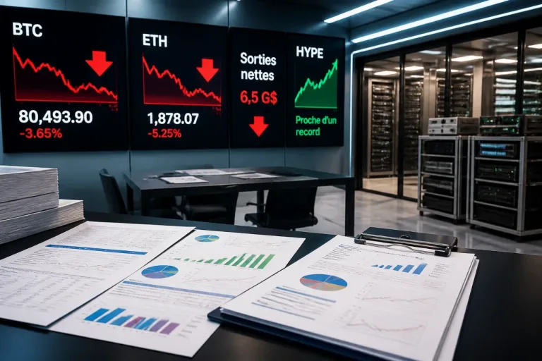 Hyperliquid gagne du terrain alors que les ETF Bitcoin et Ethereum subissent des sorties massives