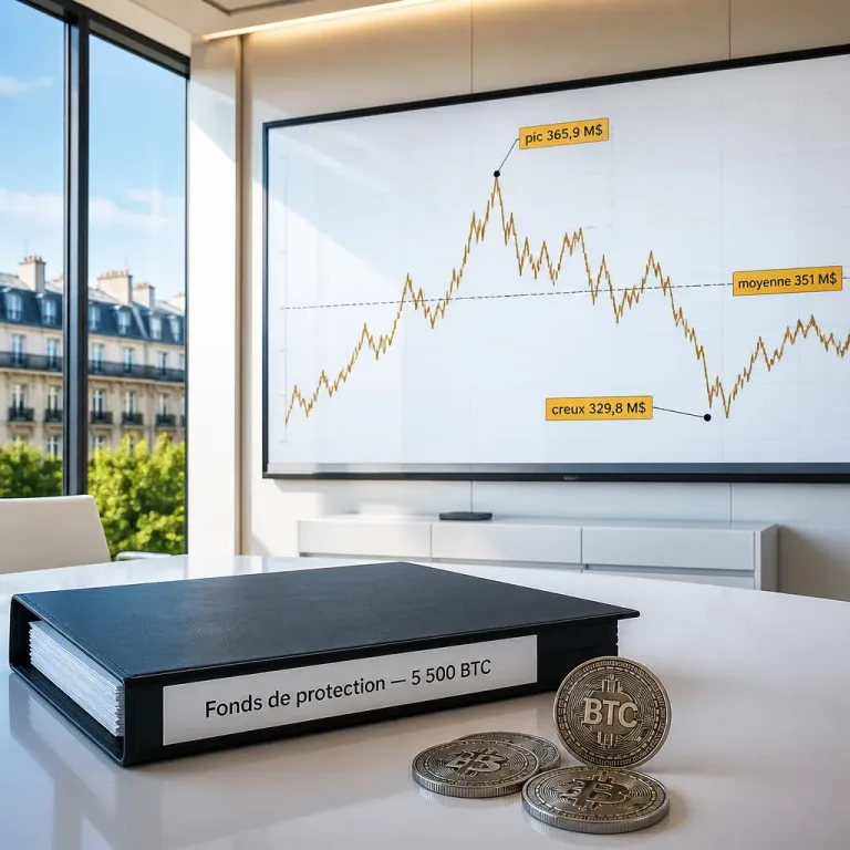 Bitget : le fonds de protection affiche en juillet une moyenne de 351 M$, au‑dessus du plancher