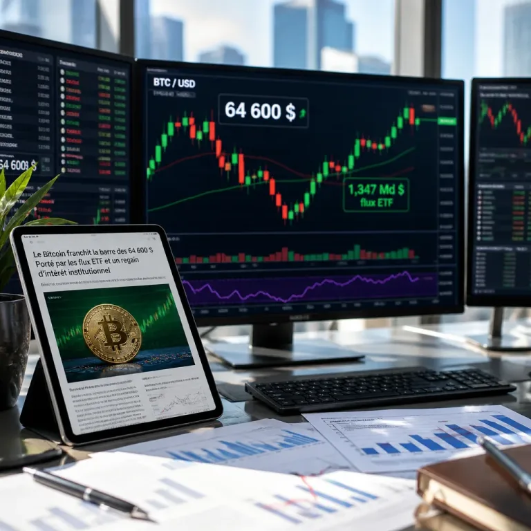 Le Bitcoin repasse au‑dessus de 64 000 $ : accumulation d'appuis plutôt qu'événement isolé