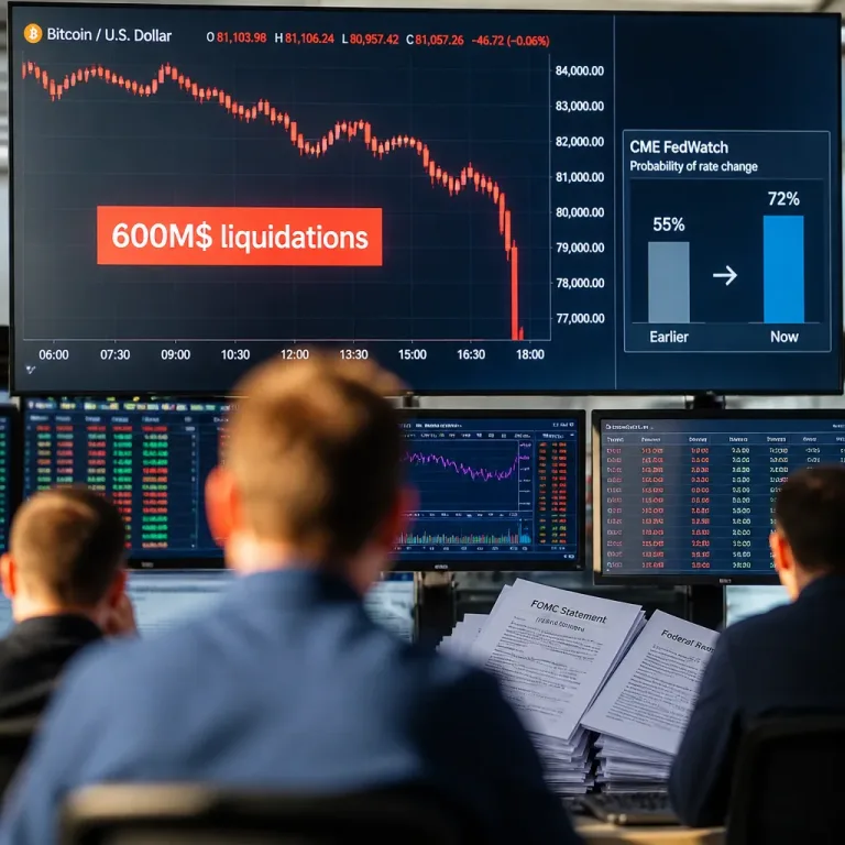 Vote 9‑3 à la Fed : le signal qui a fait chuter le Bitcoin et recalibré les marchés
