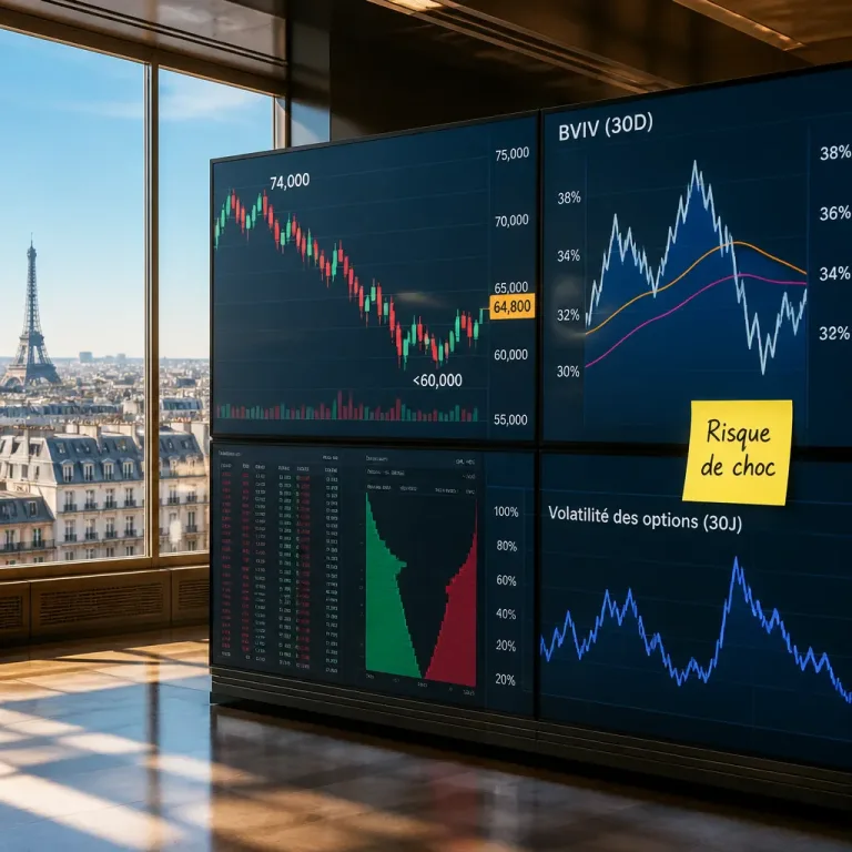 BTC: l’indice BVIV retombe en zone clé, un nouveau choc de volatilité à surveiller