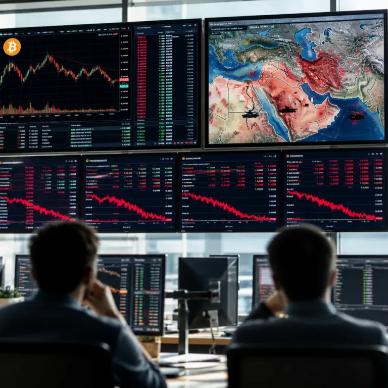Bitcoin recule à 65 653 $ : le conflit US‑Iran et des inquiétudes sur l’IA pèsent sur le marché