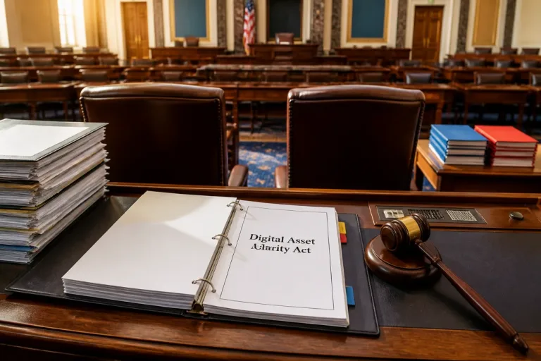 Le Clarity Act avance au Sénat américain, un cadre juridique pour les actifs numériques en vue