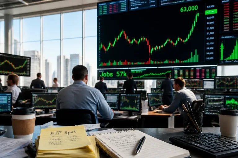Bitcoin repasse au‑dessus de 63 000 $ : quel souffle derrière le rebond ?