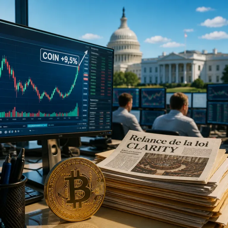 Le Congrès américain relance la loi CLARITY : avancée politique qui bouleverse déjà les marchés crypto