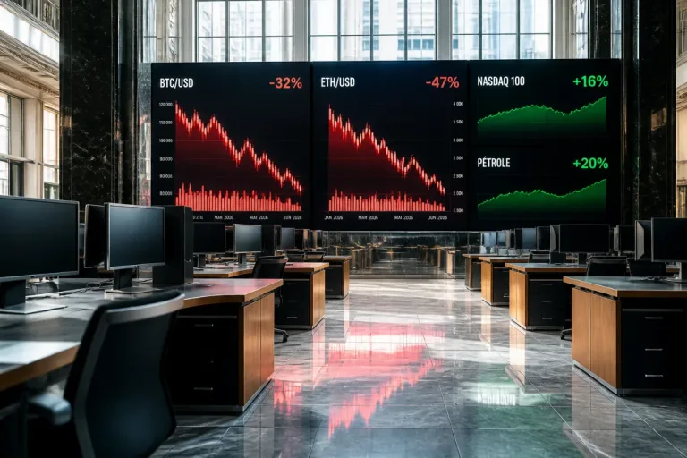 Bitcoin recule de 32 % au 1er semestre 2026: un second semestre sous pression