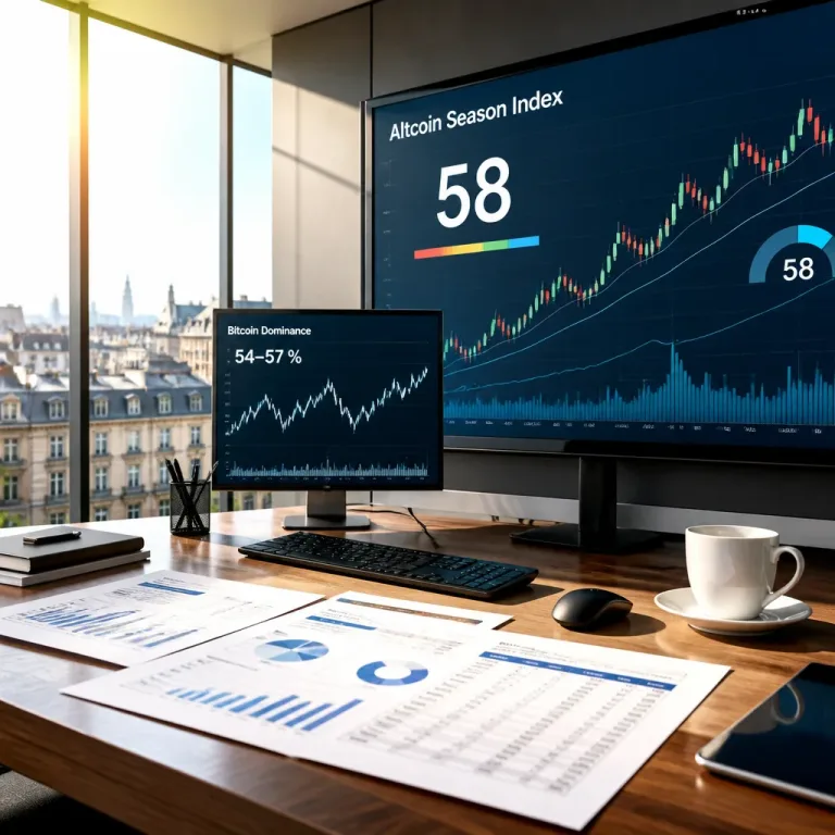L'indicateur d'« altcoin season » remonte : 58 et la rotation des capitaux s'amorce