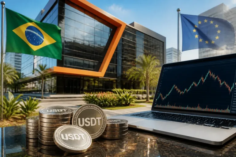 Tether injecte 20 millions dans Mercado Bitcoin : cap sur le Brésil face aux contraintes européennes