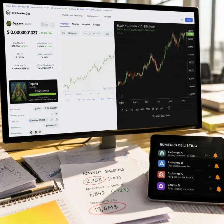 Bitcoin repasse au‑dessus de 63 000 $ ; Pepeto revendique 10,461 M$ et apparaît sur CoinMarketCap