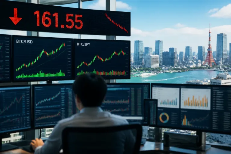 Renforcement du yen : pourquoi la hausse freine les cryptos cotées en yens