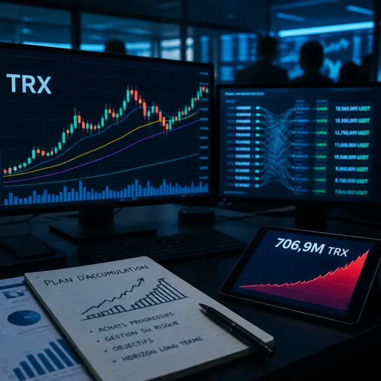 TRON retrouve un soutien après une baisse de 16 % grâce à des signaux techniques et des achats institutionnels