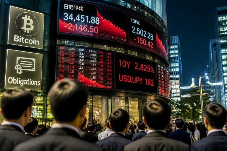 La hausse des taux japonais menace le rallye des actions et de Bitcoin